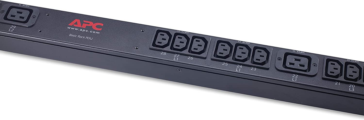 APC Rack PDU,Basic, Zero U, 16A, 230V, (20) C13 & (4) C19; IEC C20, ap7552