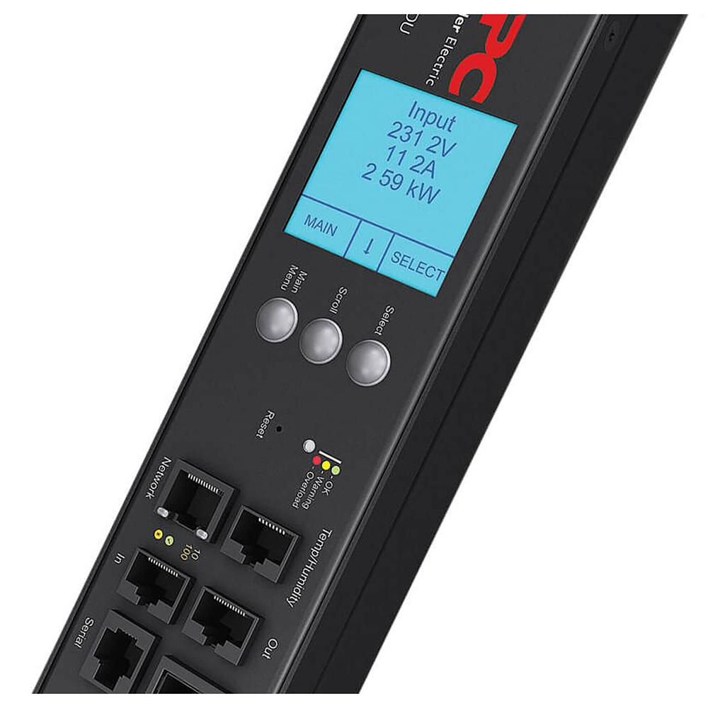 APC 2G Metered Rack PDU Zero U 32A 3PH 22kW, ap8886