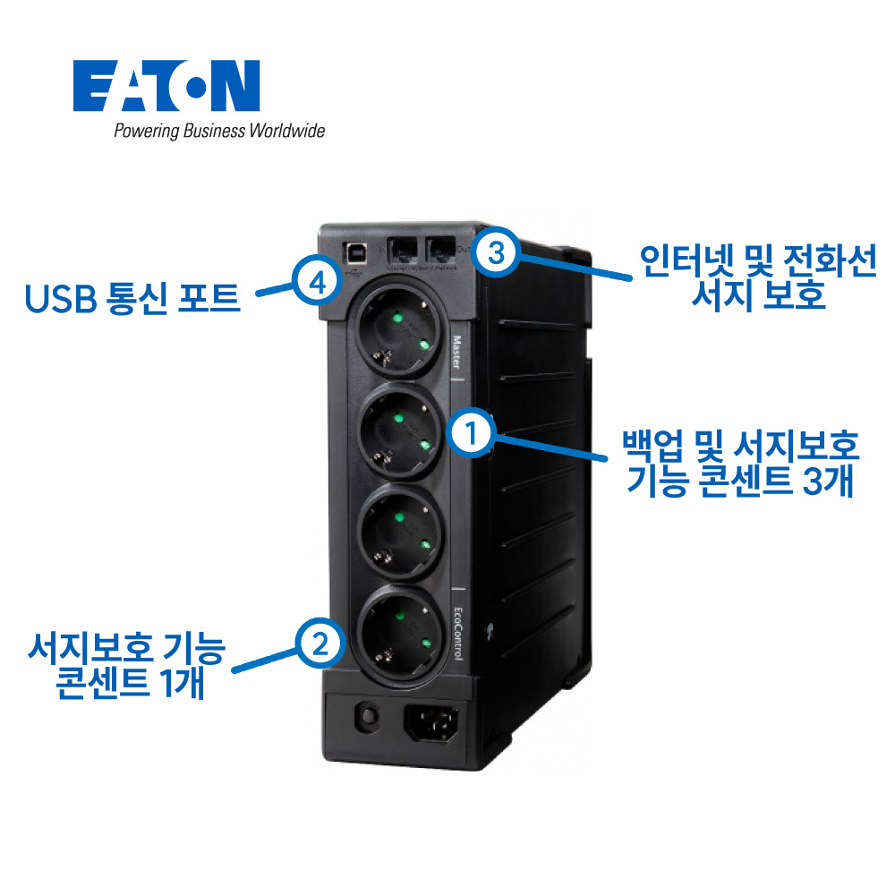 Eaton Ellipse Eco 650 USB DIN, ellipseeco650usb